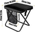 Generic 2026 Backpack 300lbs New Foldable Stool for Adults - Portable Camping Stool with Sling Bag, Capacity