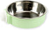 Andiker Pet Hanging Bowl - 2-in-1 Removable Stainless Steel Food Bowl for Puppy/Cat, Large Green
