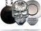 USA Skull Golf Ball Marker + Magnetic Hat Clip, Premium Quality Funny Unique Golf Gift, Accessories for Your Golfer