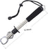 Lip Gripper With Scales - Professional Fish Holder, Stainless Steel Grabber, 40 Pound Weight Scale Tool