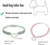 Rhinestones Dog Collar and Pearl Necklace Set, Adjustable Bling Full Diamond Crystal Collar for Small Dogs, Cats