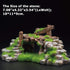 Fish Tank Decoration Moss Rockery Stone, Wood Ruins Landscaping for Turtle Tank