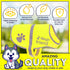 Safety Reflective Vest for Dogs - High Visibility for Outdoor Activity Day and Night