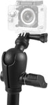 LIXADA Kayak Camera Mount Stand - 25.6''/19.7'' Length, Lightweight and Portable Mounting Support for Kayak