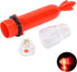 Safety Beacon Light, Emergency Hazard Warning Strobe Signal Kit, Flashing Lighting Bar for Kayak Yacht Marine, Red