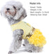KYEESE Dog Dress, Pineapple Yellow Tiered Beach Dresses for Dogs