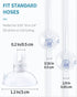 Pawfly Aquarium Suction Cup Clips, 20 Pack for Standard 3/16" ID Airline Tubing, Clear Hose Holder