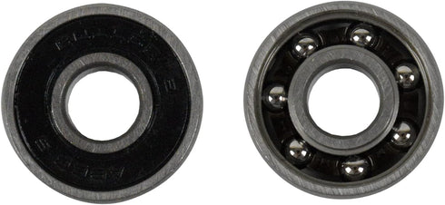 Inline Roller Speed Hockey Bearings Package - 16 Bearings & 8 Spacers Kit (ABEC 9, 7, 5 - Black)