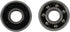 Inline Roller Speed Hockey Bearings Package - 16 Bearings & 8 Spacers Kit (ABEC 9, 7, 5 - Black)