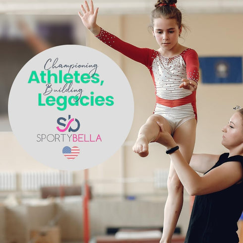 Sportybella Gymnastics Charm Bracelet, Adjustable Rope Jewelry for Gymnasts, Perfect Gift
