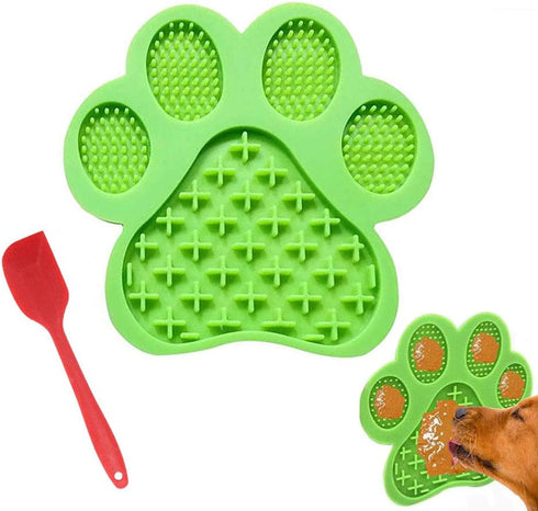 Dog Licking Mat for Anxiety, Peanut Butter Slow Feeder Pad with Strong Suction for Pet Bathing and Training