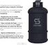 SHAKESPHERE Sports Water Bottle, 1.3L Wide Mouth Leakproof BPA-Free Gym Bottle for Daily Hydration, Matte Black