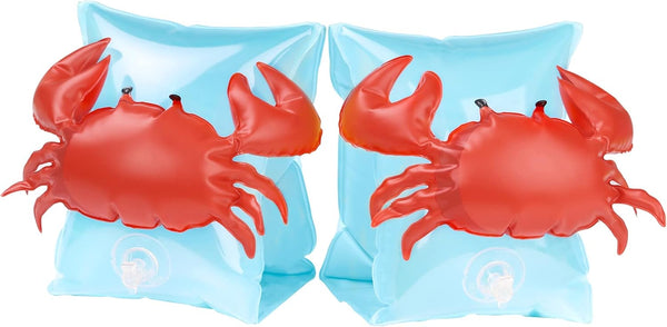 HeySplash Inflatable Armbands for Kids, Pool Arm Floatie Sleeves, Up to 55lbs, Aged 3-6