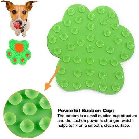 Dog Licking Mat for Anxiety, Peanut Butter Slow Feeder Pad with Strong Suction for Pet Bathing and Training