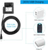 Mini USB Fountain Pump - Compact Submersible 5V Water Pump for Small Pond, Fish Tank, Long Cord, 180L/H (Black)
