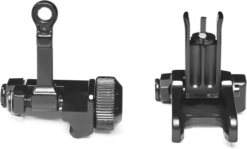 ORPUNA Backup KAC300 Rapid Transition Fold SightsFlip Up Front and Rear Iron Sights