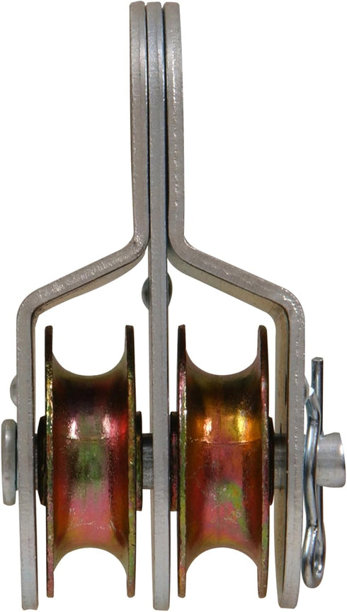 Hardware Essentials Double Sheave Fixed Pulley, 1-1/2"