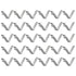HARFINGTON 30pcs Single Button Kayak Paddle Snap Spring Clip 6x6x38mm 65Mn Spring Steel Locking Tube Clips