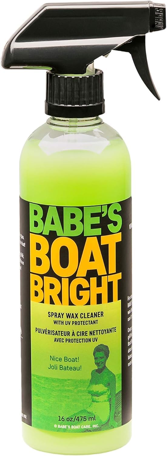 Babes Boat Bright Marine Cleaner & UV Protectant for Gelcoat, Glass, Metal