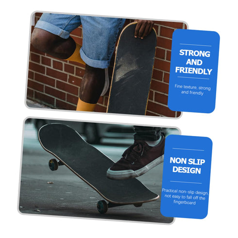5pcs Yardwe Non Slip Grip Tape for Skateboards and Fingerboards Easy to Cut and Apply and Tear Resistant for Daily Use