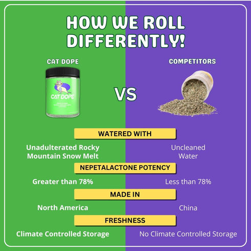 Catnip Blend, 100% Natural Catnip Treats for Play, Training & Toys - Safe & Non-Addictive for Cats