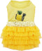 KYEESE Dog Dress, Pineapple Yellow Tiered Beach Dresses for Dogs