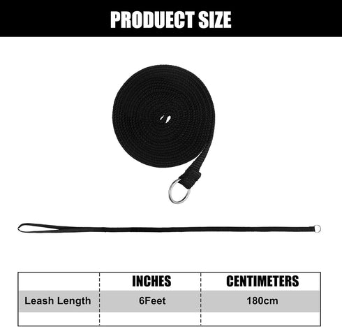 30 Pieces Slip Leads Dog Leash, Strong Pulling Kennel Leads with O-Ring for Dogs Walking Training