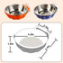 Fhiny Crate Dog Bowl, Removable Stainless Steel Pet Cage Bowl for Cat, Puppy, Ferret, Birds, Guinea Pigs (2 Pack)