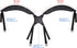 Quick Release Plastic Buckle for Golf Bag Shoulder Straps
