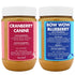 100% (17oz Bow-Wow Blueberry (probiotic + prebiotic) + Cranberry Canine (hip + joint) BUDDY BUDDER, Natural Dog Peanut