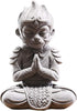 Aquarium Statue Monkey King Decorations | Asian Buddha Fish Tank Collectible Figurines, Cement Safe Aquarium Decor