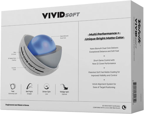Dozen) Volvik Vivid Soft Golf Balls (One (Green)