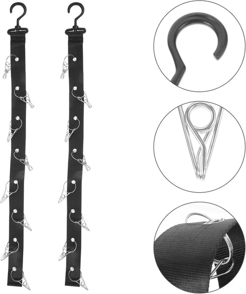STOBAZA 2pcs Portable Hockey Drying Rack - Multipurpose Gear Organizer for Outdoor Sports