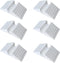 6-Piece Plastic Support Feet for Pet Gate Fence, Triangular Isolation Reinforcement Accessories for Dog Gate Panel