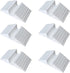 6-Piece Plastic Support Feet for Pet Gate Fence, Triangular Isolation Reinforcement Accessories for Dog Gate Panel