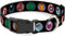 Buckle-Down Dog Collar Plastic Clip Buckle, 9-Avenger Icons Black/Multi Color, 1" x 15-26 Inches