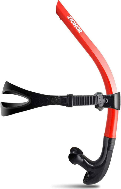 ZIONOR Snorkel Lap Swimming Training Diving Snorkeling, Comfortable Mouthpiece, One-Way Purge Valve for Pool
