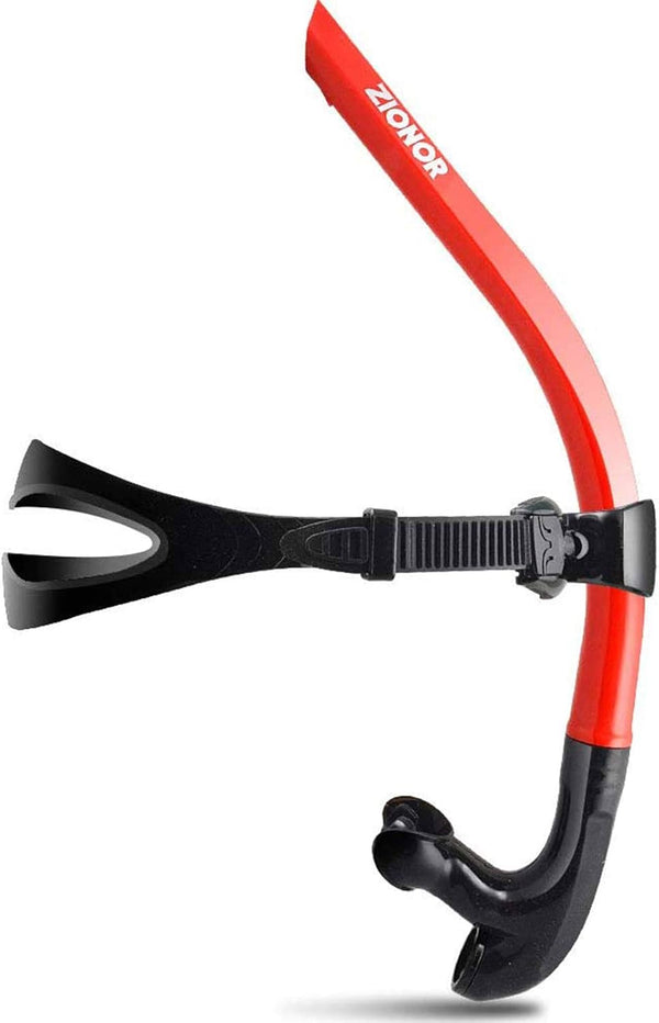 ZIONOR Snorkel Lap Swimming Training Diving Snorkeling, Comfortable Mouthpiece, One-Way Purge Valve for Pool