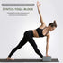 Syntus Yoga Block and Strap Set, 2 EVA Foam Soft Non-Slip Yoga Blocks, 8FT Metal D-Ring Strap for Fitness