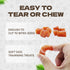 10.58oz Chicken Sausage Dog Treats, High Protein Chicken Jerky Training Treats Skiny Coat Soft Dog Chews Pet Snacks
