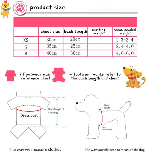 2 Pcs Dog Dresses for Small Medium Puppy Girls, Summer Princess Tutu Skirt Outfit Size M