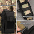 PreciousU Tactical Molle Accessory Pouch - Backpack Shoulder Strap Bag with Double-Zipper Pocket for Outdoor Gear