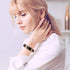 Resin Band Compatible with Fitbit Alta/Alta HR/Ace, Women Men Wristband Strap Bracelet