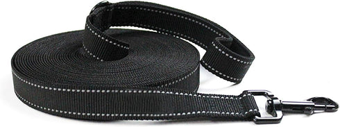MODUS Reflective Leash for Dogs - Double-Sided Nylon Training Leash with Padded Handle, 6.6FT/15FT