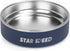 24oz Stainless Steel Dog Bowls with Rubber Bottom, Non-Slip Double Wall for Small & Medium Dogs