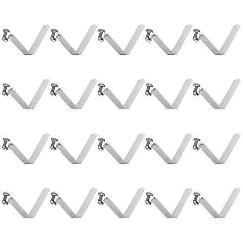 HARFINGTON 20pcs Single Button Kayak Paddle Snap Spring Clip, 49mm x 7.9mm for Tent Umbrella Camping