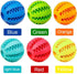 Sunglow Dog Toy Ball 2 Pack - Nontoxic Bite Resistant Teething Toys for Small/Medium/Large Dogs and Puppies