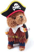Idepet New Funny Pet Clothes, Pirate Dog Cat Costume Suit, X-Large, Corsair Dressing Up Party Apparel with Hat