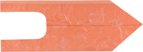 6 90 Count Glad for Pets Heavy Duty Dog Poop Bags, Leak Resistant Dog Waste Bags with Fun Print for Easy Cleanup on