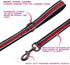 JSXD 5 FT Heavy Duty Double Handle Dog Leash with Comfortable Padded and Reflective Rope for Small, Medium, Large Dogs